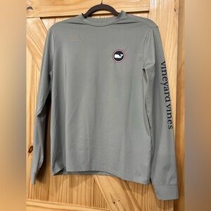 Vineyard Vines Women’s Long Sleeve Shirt in Gray